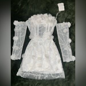 White Corset Dress